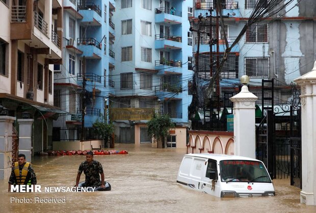 Güney Asya’daki sel felaketinden fotoğraflar