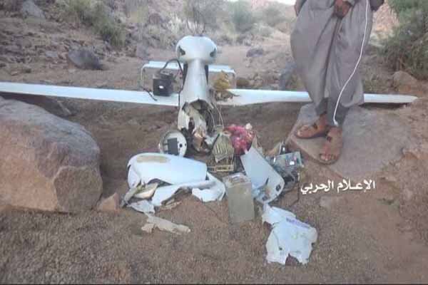 نهمین هواپیمای جاسوسی متجاوزان به دست یمنی‌ها سرنگون شد
