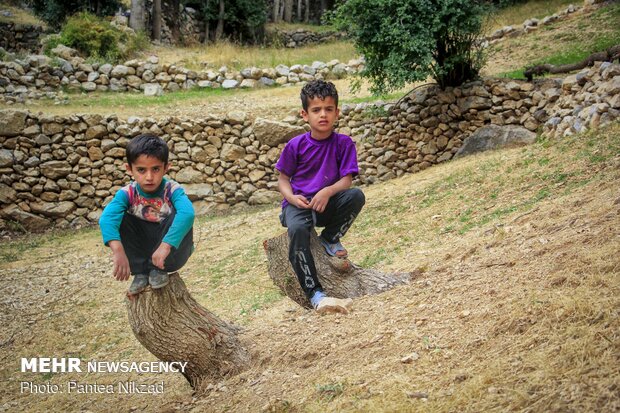 Leisure time of children in Moguyi village
