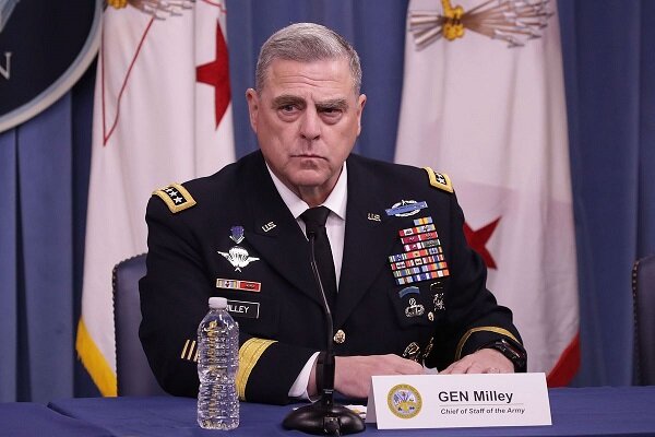 ژنرال «میلی»به عنوان رئیس جدید ستاد مشترک ارتش آمریکا شد - خبرگزاری مهر |  اخبار ایران و جهان | Mehr News Agency