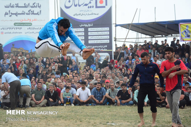 إحتفالية الألعاب المحلية في قرية"جواهردشت"