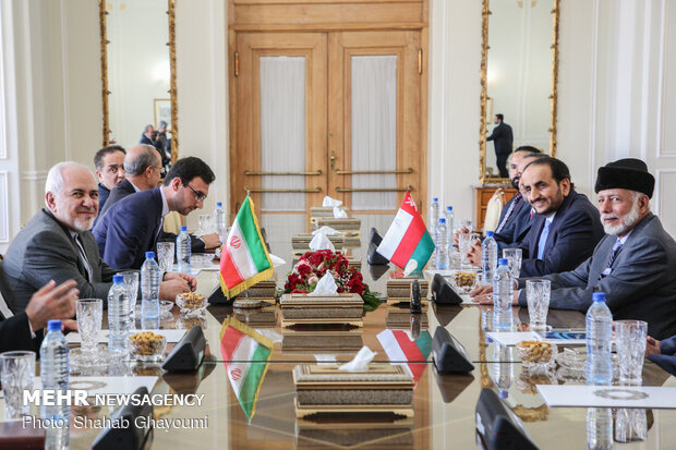 Zarif, Omani counterpart hold meeting in Tehran