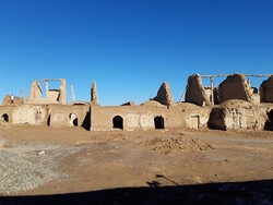 Centuries-old vertical-axis windmills are being restored in Tabas-e Masina, South Khorasan province, eastern Iran.