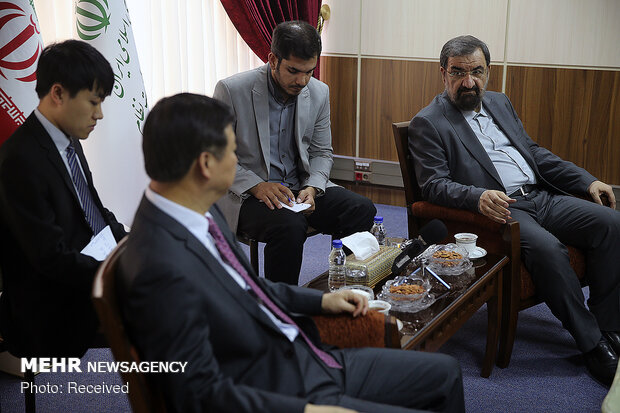 Mohsen Rezaei, China’s Song Tao meeting in Tehran