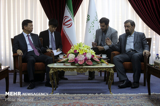 Mohsen Rezaei, China’s Song Tao meeting in Tehran