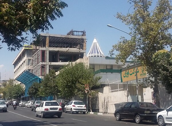 حریم بزرگترین کلیسای تهران نقض شد