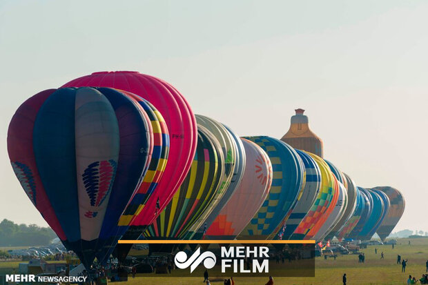 Fransa'da balon festivali gerçekleşti