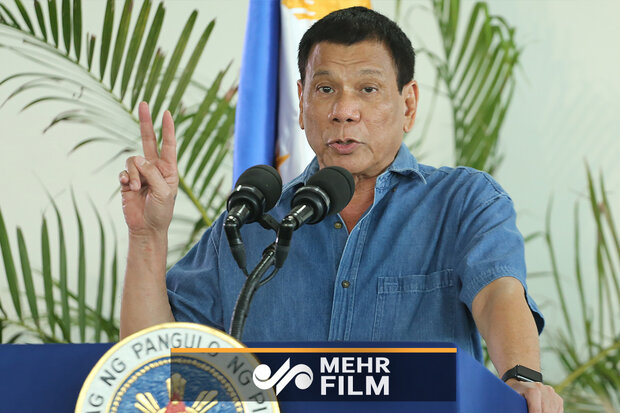 مگس مزاحمی که دست از سر رئیس جمهور فیلیپین برنداشت