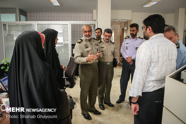 Army officials visit Mehr