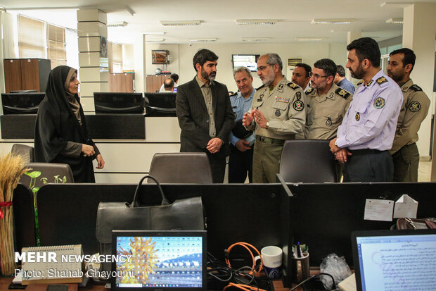 بازدید معاون تربیت و آموزش ارتش از خبرگزاری مهر