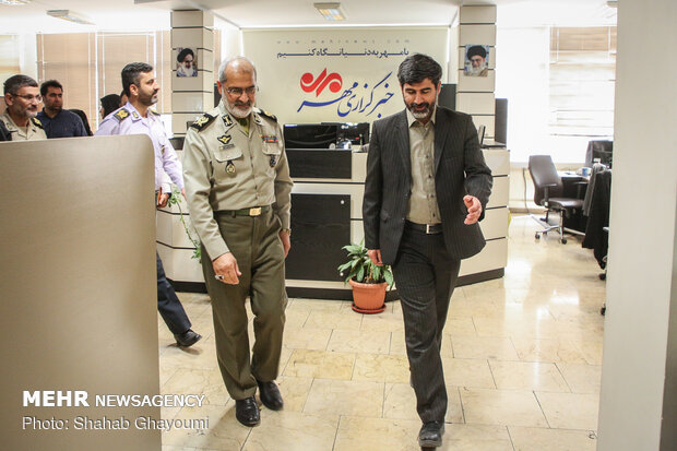 Army officials visit Mehr