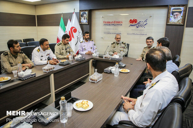 Army officials visit Mehr