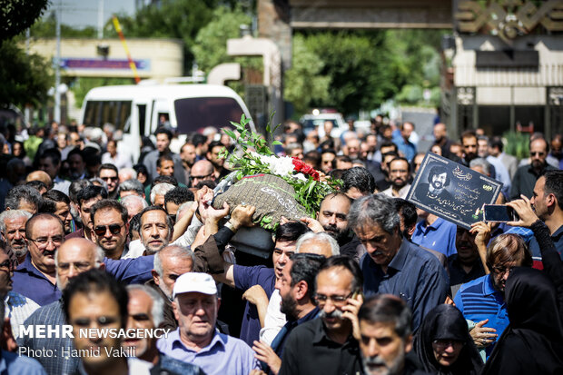Funeral of Hossein Ahi