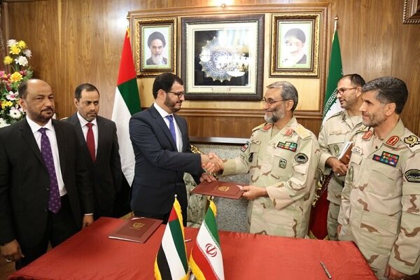 Iran, UAE ink MoU to boost border coop.