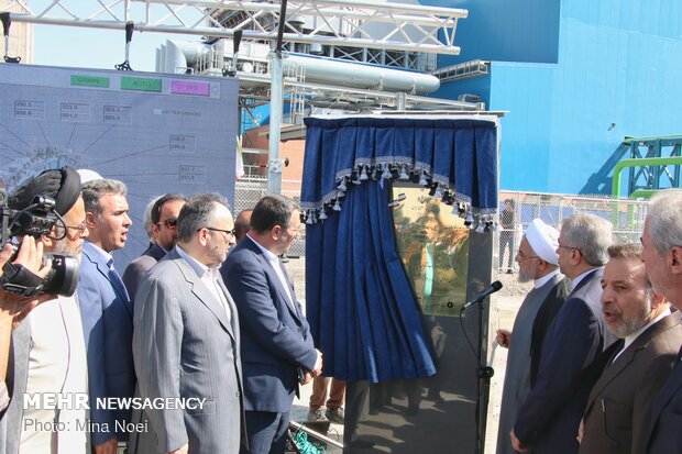 افتتاح فاز اول نیروگاه سیکل ترکیبی شهرستان هریس
