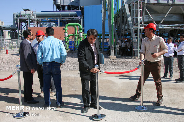 افتتاح فاز اول نیروگاه سیکل ترکیبی شهرستان هریس