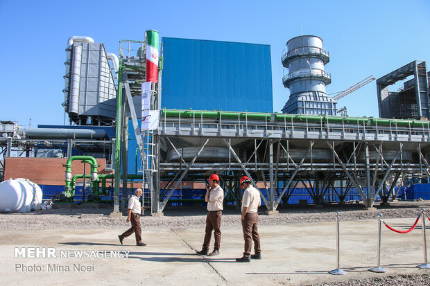 Inauguration of 1st phase of Combined Cycle Power Plant in E. Azarbaijan prov.