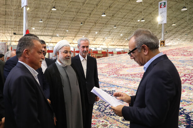 ضلع ہریس میں صدر روحانی نے کمبائنڈ پاور پلانٹ کے پہلے فیز کا افتتاح کردیا
