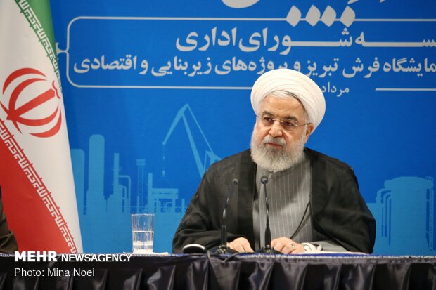 جلسه شورای اداری استان آذربایجان شرقی با حضور حسن روحانی رئیس جمهور