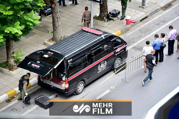 Bangkok'ta patlama böyle görüntülendi