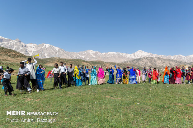 Wedding ceremony in Bakhtiari tribe: a festival of colors and music