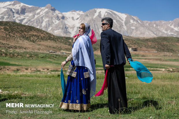 Wedding ceremony in Bakhtiari tribe: a festival of colors and music