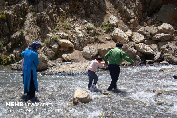 تابستان برفی در آلپ ایران