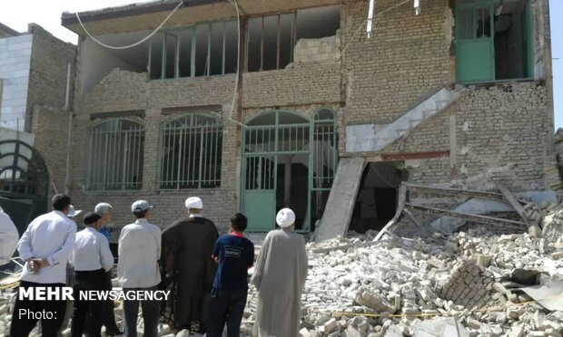 انفجار گاز یک مسجد در ملک آباد استان البرز را تخریب کرد