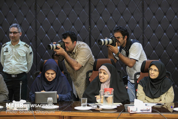 مراسم روز خبرنگار در مرکز فرماندهی نیروی انتظامی