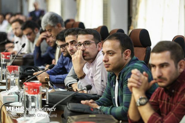 مراسم روز خبرنگار در مرکز فرماندهی نیروی انتظامی