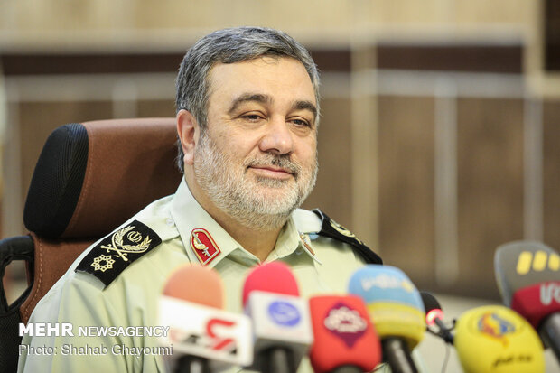 مراسم روز خبرنگار در مرکز فرماندهی نیروی انتظامی