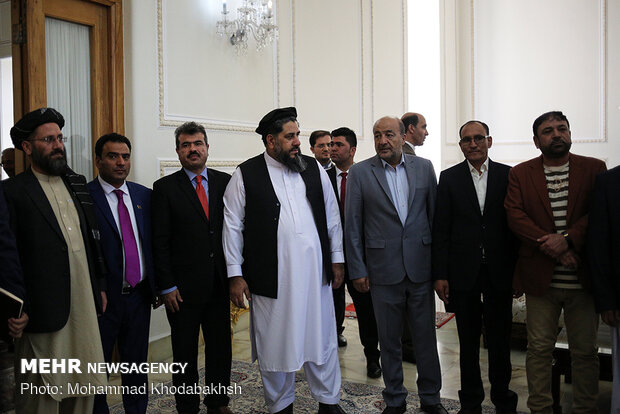 دیدار وزیر امور خارجه و رئیس مجلس سنای افغانستان