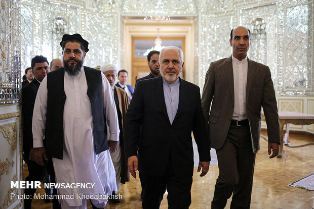 دیدار وزیر امور خارجه و رئیس مجلس سنای افغانستان