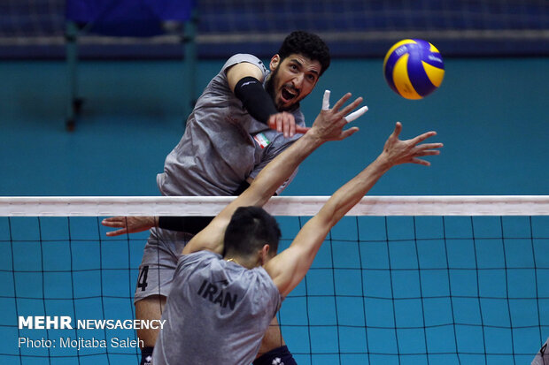 Iran volleyball’s final training session before departing for Russia