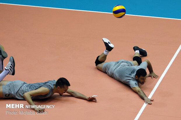 Iran volleyball’s final training session before departing for Russia