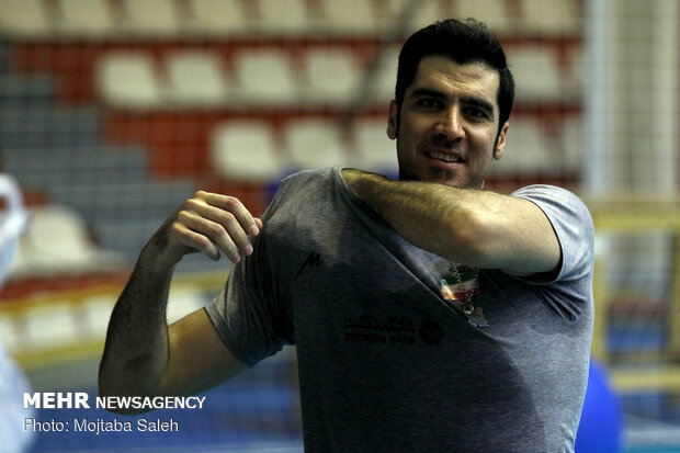 Iran volleyball’s final training session before departing for Russia