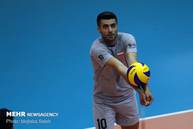 Iran volleyball’s final training session before departing for Russia