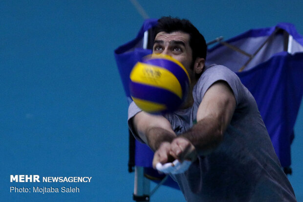 Iran volleyball’s final training session before departing for Russia