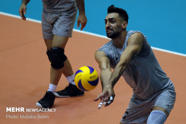 Iran volleyball’s final training session before departing for Russia