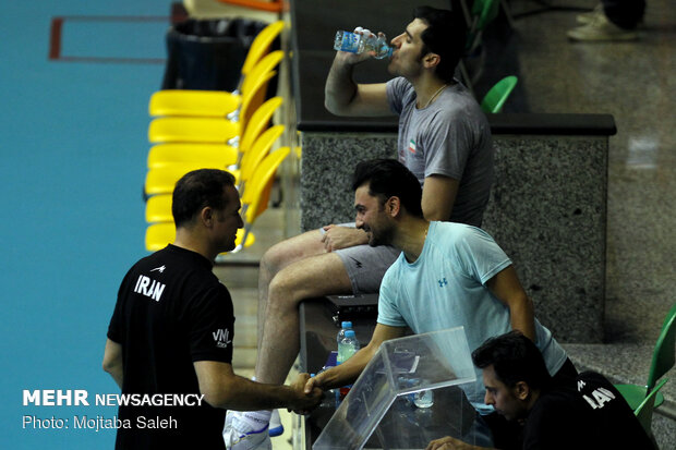 Iran volleyball’s final training session before departing for Russia