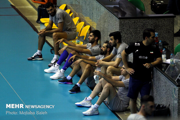 Iran volleyball’s final training session before departing for Russia