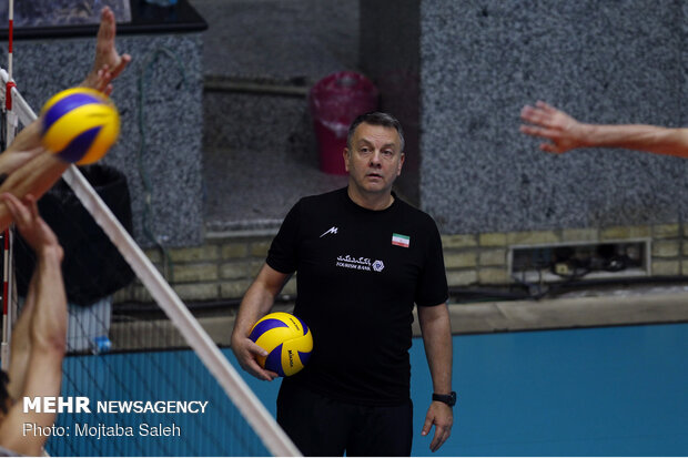 Iran volleyball’s final training session before departing for Russia