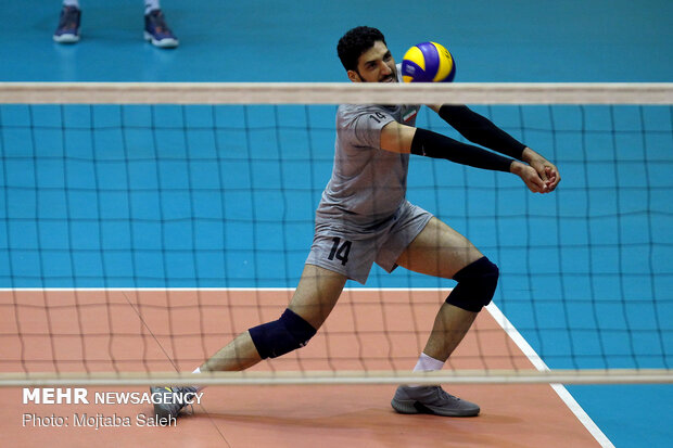 Iran volleyball’s final training session before departing for Russia