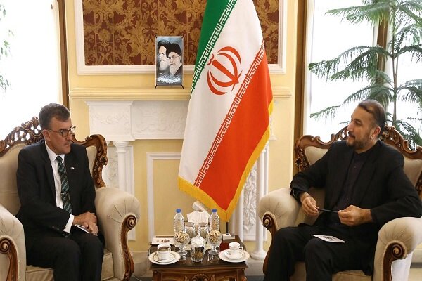 عبداللهيان يستقبل السفير الاسترالي في طهران