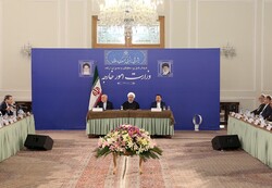 الرئيس روحاني يلتقي ظريف في وزارة الخارجية
