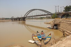 کاهش آب رودخانه کارون اهواز‎