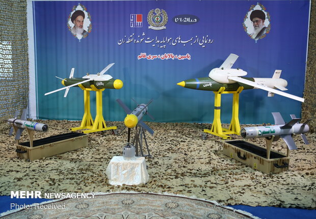 Iran Defense Ministry unveils UCAV precious guided bombs, missiles