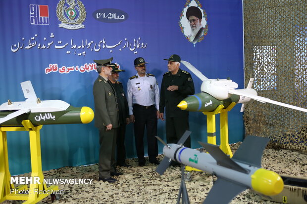 Iran Defense Ministry unveils UCAV precious guided bombs, missiles