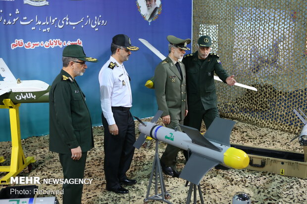 Iran Defense Ministry unveils UCAV precious guided bombs, missiles