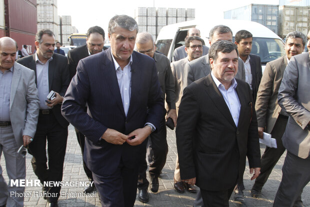 Visit of road minister to Hormozgan province